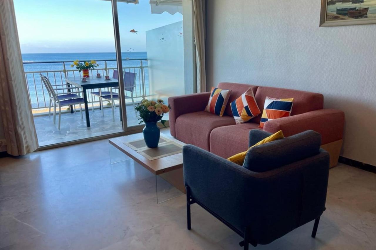 Seafront One Bedroom Apartment With A Terrasse Swimming Pool And A Parking Αντίμπ Εξωτερικό φωτογραφία