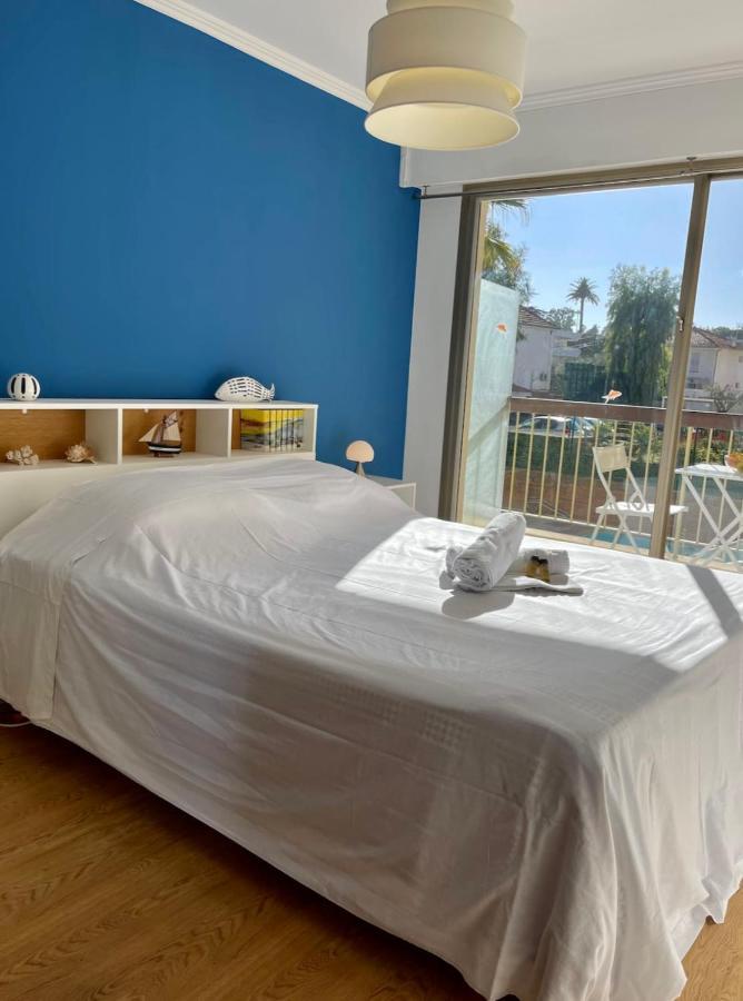 Seafront One Bedroom Apartment With A Terrasse Swimming Pool And A Parking Αντίμπ Εξωτερικό φωτογραφία