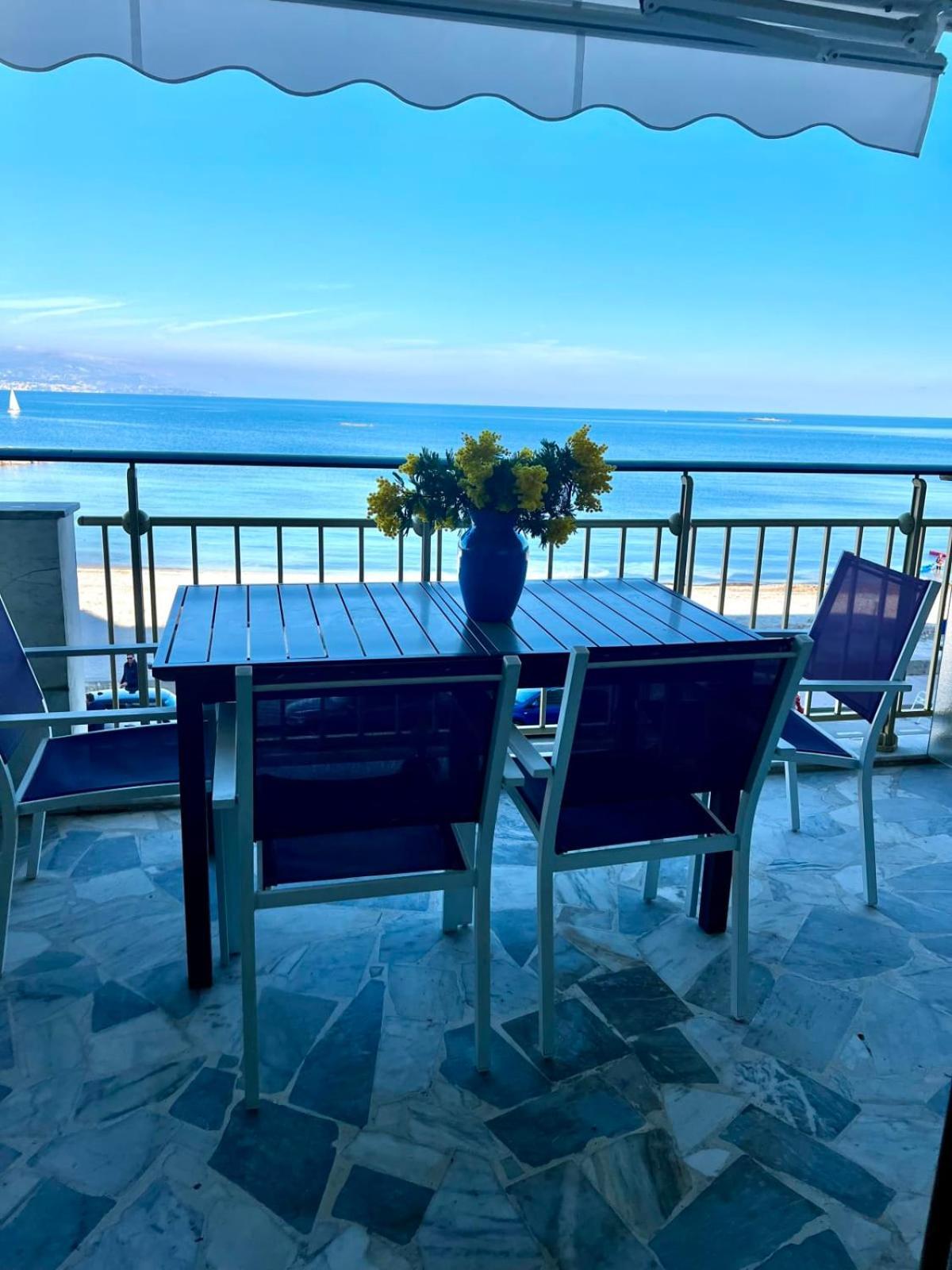 Seafront One Bedroom Apartment With A Terrasse Swimming Pool And A Parking Αντίμπ Εξωτερικό φωτογραφία